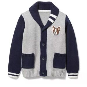 Boy Heather Grey Frenchie Shawl
Cardigan by Janie and Jack  6-12 months